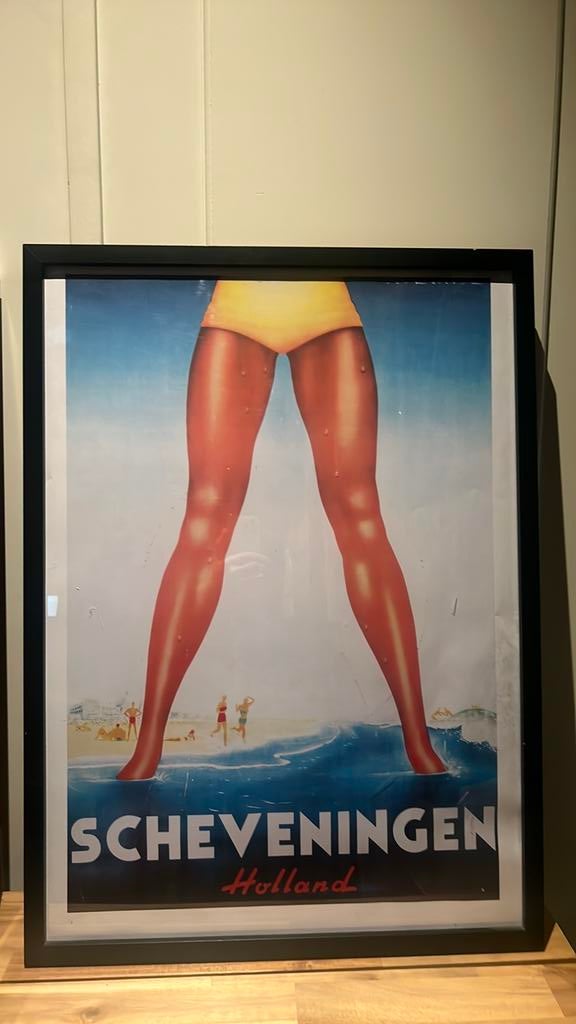 Poster Scheveningen 70x50cn (Gratis frame), Ophalen of Verzenden