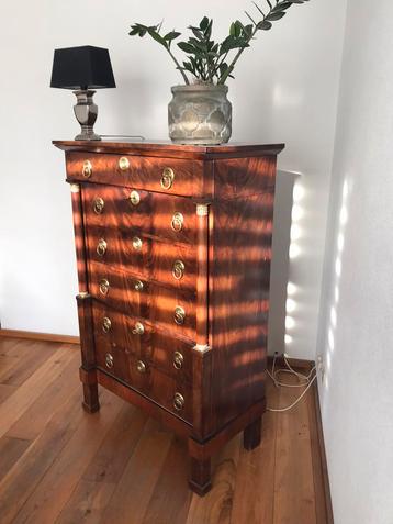 Antieke klep secretaire 