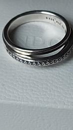 Originele Pandora zilveren ring met zirkonia's maat 58, 18 tot 19, Ophalen of Verzenden, Zo goed als nieuw, Dame