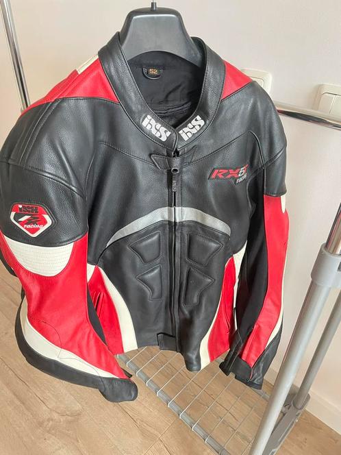 Motorcycle leather jacket - IXS RX5T Racing, Motoren, Kleding | Motorkleding, Jas | leer, Heren, Tweedehands, Ophalen