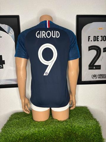 Frankrijk thuisshirt 2018 Giroud beschikbaar voor biedingen