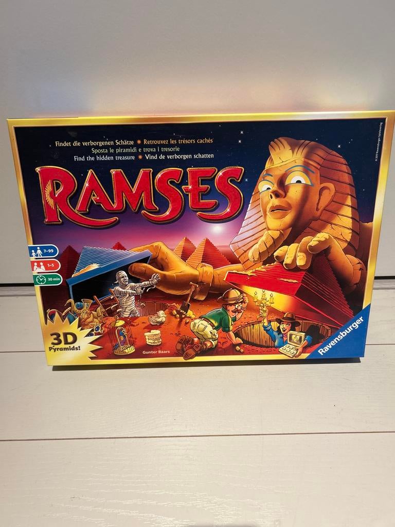Ramses Bordspel - Ravensburger, Hobby en Vrije tijd, Gezelschapsspellen | Bordspellen, Een of twee spelers, Ophalen of Verzenden