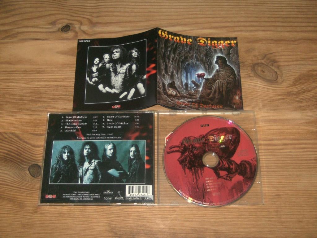 Grave Digger – Heart Of Darkness GUN 1995, Ophalen of Verzenden, Zo goed als nieuw