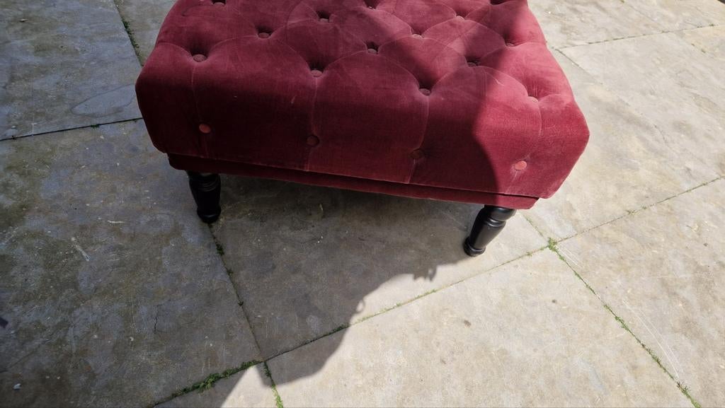 Poef, Ophalen, Gebruikt, Vierkant, 75 tot 100 cm