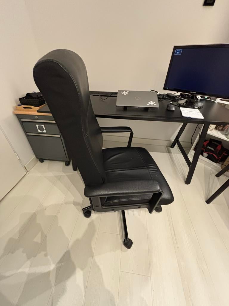 Ikea Millberget desk chair, Huis en Inrichting, Bureaustoelen, Ophalen, Zo goed als nieuw, Zwart