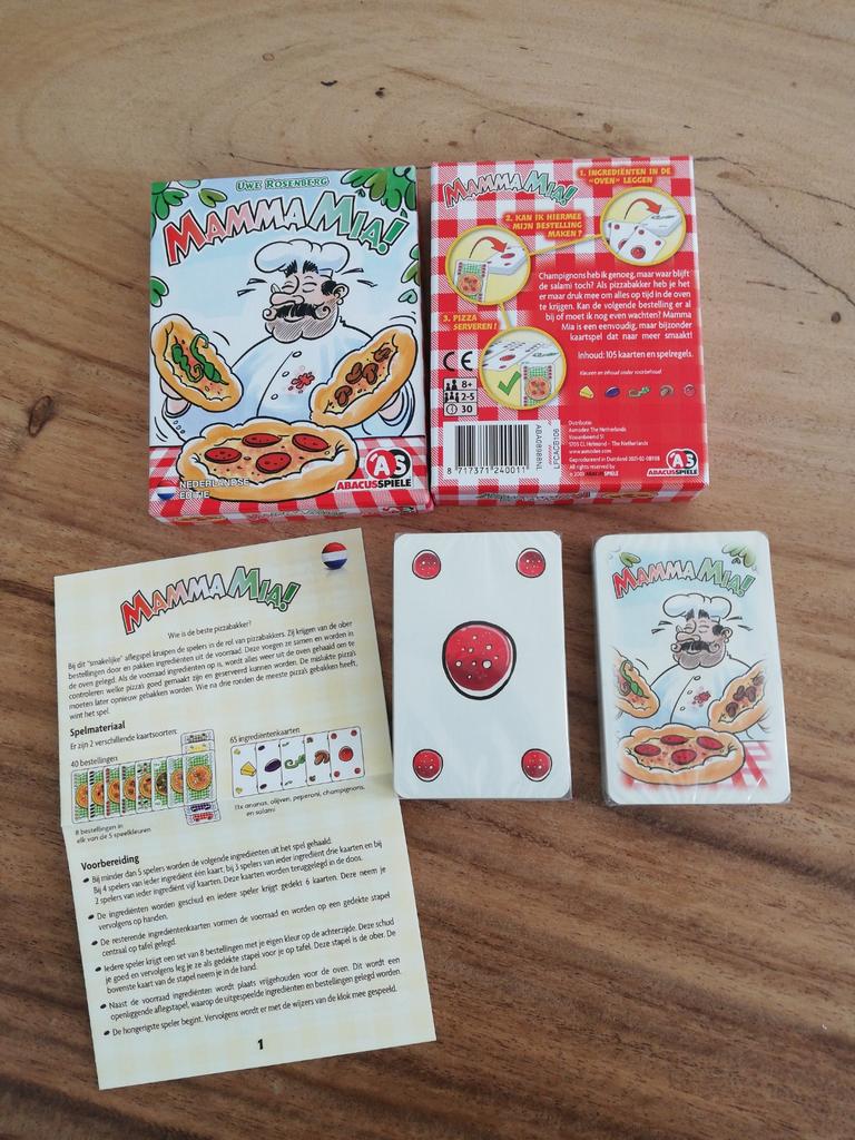 Mamma Mia! Kaartspel (nieuw), Vijf spelers of meer, Ophalen of Verzenden, Nieuw