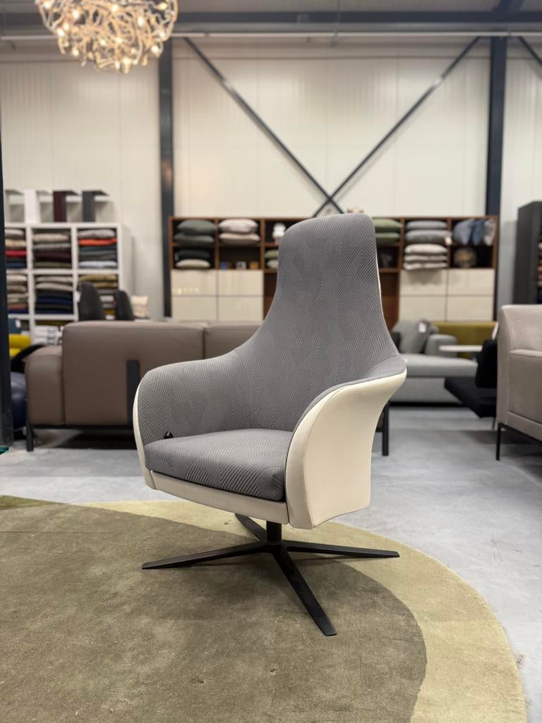 Nieuw Montis Marvin Relaxfauteuil Stof leer Design stoel, Huis en Inrichting, Fauteuils, Nieuw, 75 tot 100 cm, Ophalen of Verzenden