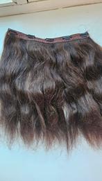 Flip-in Hair Extensions 40cm Echt Haar Double Drawn, Ophalen of Verzenden, Zo goed als nieuw, Pruik of Haarverlenging