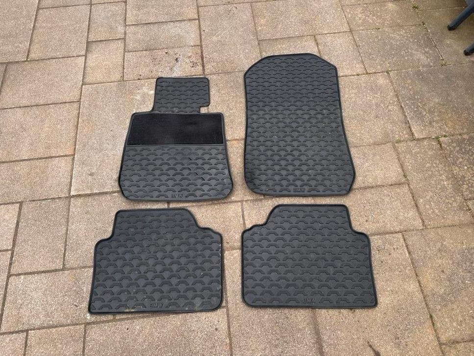 Originele BMW E9x rubberen vloermatten - Zeer goede staat, Ophalen, Zo goed als nieuw