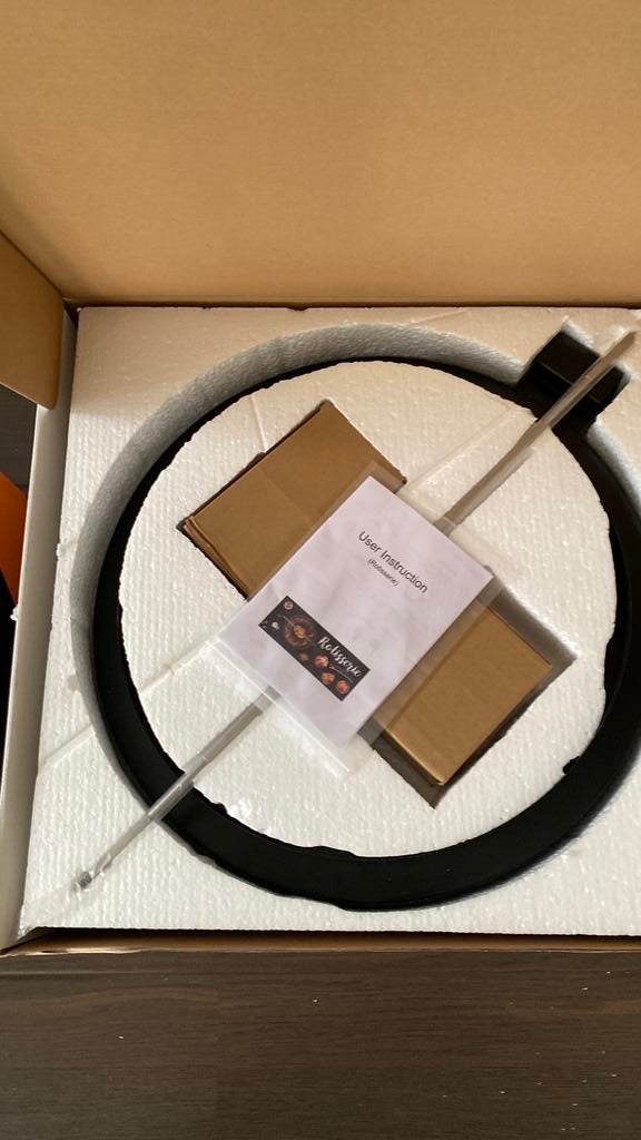 Rotisserie 21 inch voor large green egg og kamdo nieuw, Ophalen, Nieuw, Houtskool, Inbouw