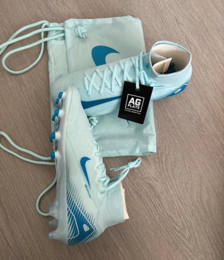 Nike mercurial superfly 10 elite ag-pro glacier blue, Verzenden, Maat XS of kleiner, Schoenen, Nieuw