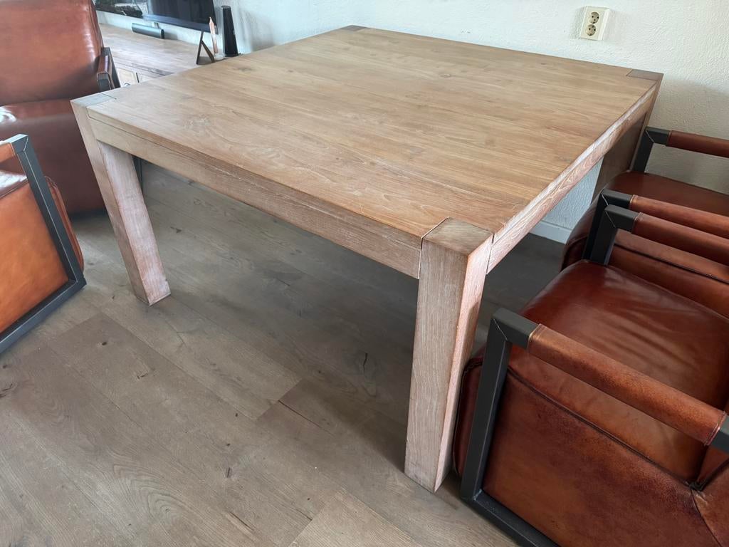 Ettafel teakhout, Ophalen
