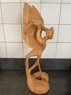 Houtsnijwerk uit Indonesie vogel, Ophalen