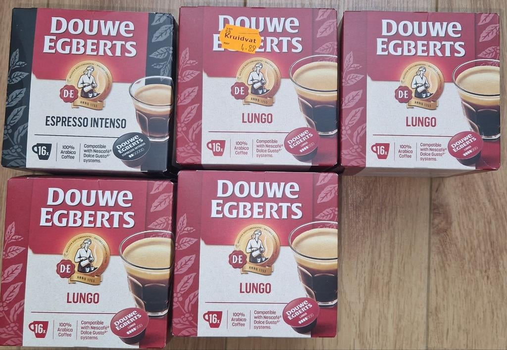 DOUWE EGBERTS CUPS  "dolce gusto", Witgoed en Apparatuur, Koffiemachine-accessoires, Ophalen