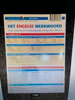 Piet van der Voort, het Engelse werkwoord, uitvouwbare kaart, Nieuw, Ophalen of Verzenden, Piet van der Voort, Alpha