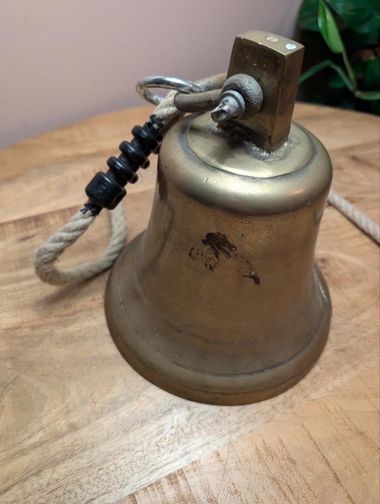 Zware Bronzen Scheepsbel - Decoratief met Karakter, Ophalen of Verzenden
