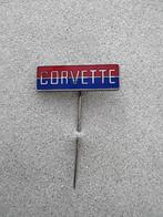 Emaille Chevrolet Corvette auto speld, Ophalen of Verzenden, Gebruikt, Transport
