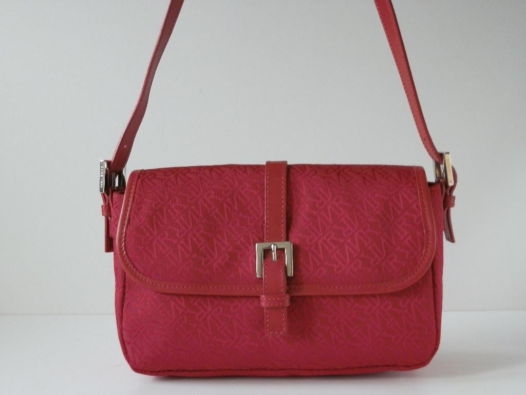 Nina Ricci damestas en portemonnee ., Ophalen of Verzenden, Zo goed als nieuw, Rood, Handtas