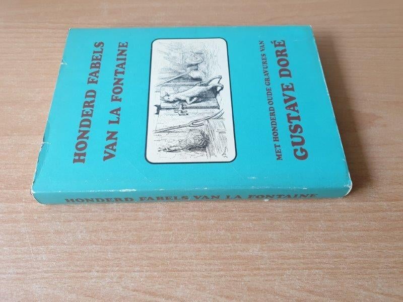 Fontaine - 100 Fabels met gravures Gustave Doré (HC + omslag, Ophalen of Verzenden, Gelezen, Jean de la Fontaine