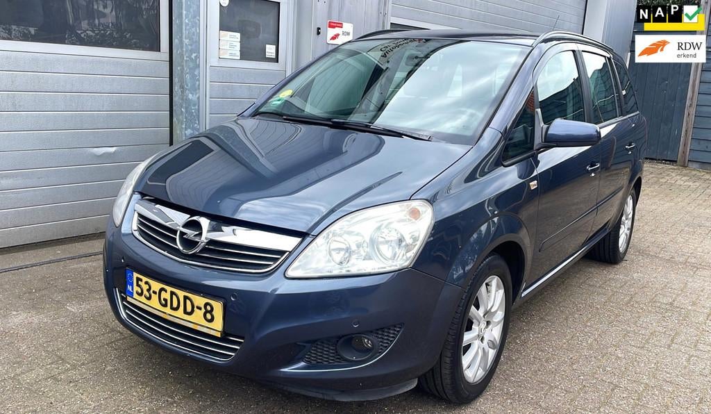 Opel Zafira 1.6 Temptation 7P-Navi-Airco-Cruis-Velgen-Nw APK, Voorwielaandrijving, Stof, Gebruikt, 4 cilinders