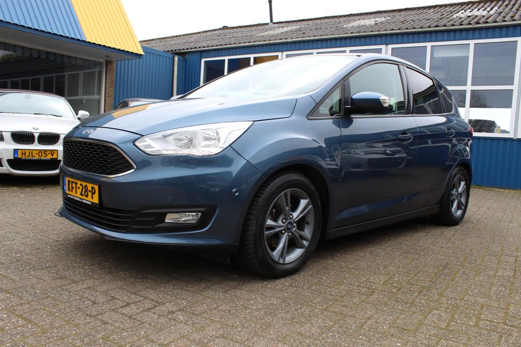 Ford C-MAX 1.0i "Cool & Connect" Cruise - Navi - USB ! 125 P, Auto's, Ford, Voorwielaandrijving, Gebruikt, Blauw, Handgeschakeld