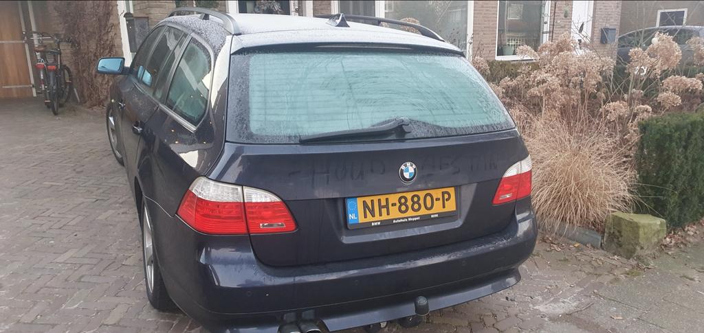 BMW 5-Serie 2.5 I 523 Touring AUT .KTM 1290 Adventure S, Auto's, Achterwielaandrijving, Blauw, Stationwagon, Particulier