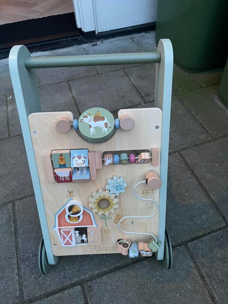 Loopwagen van Little  Dutch. Boederij, Ophalen of Verzenden, Gebruikt, Duw- of Trekspeelgoed