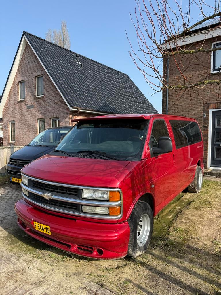 Chevrolet chevy van 1500 2002, Auto's, 2487 kg, 254 pk, Geïmporteerd, Te koop