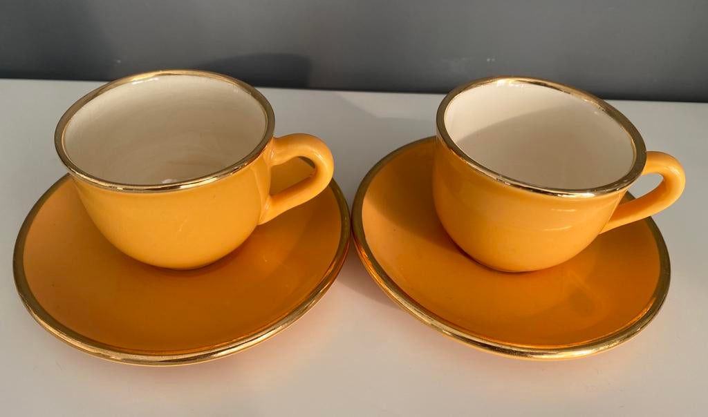 Mitterteich Bavaria Set Espresso Kop- en Schotels Vintage, Antiek en Kunst, Ophalen of Verzenden