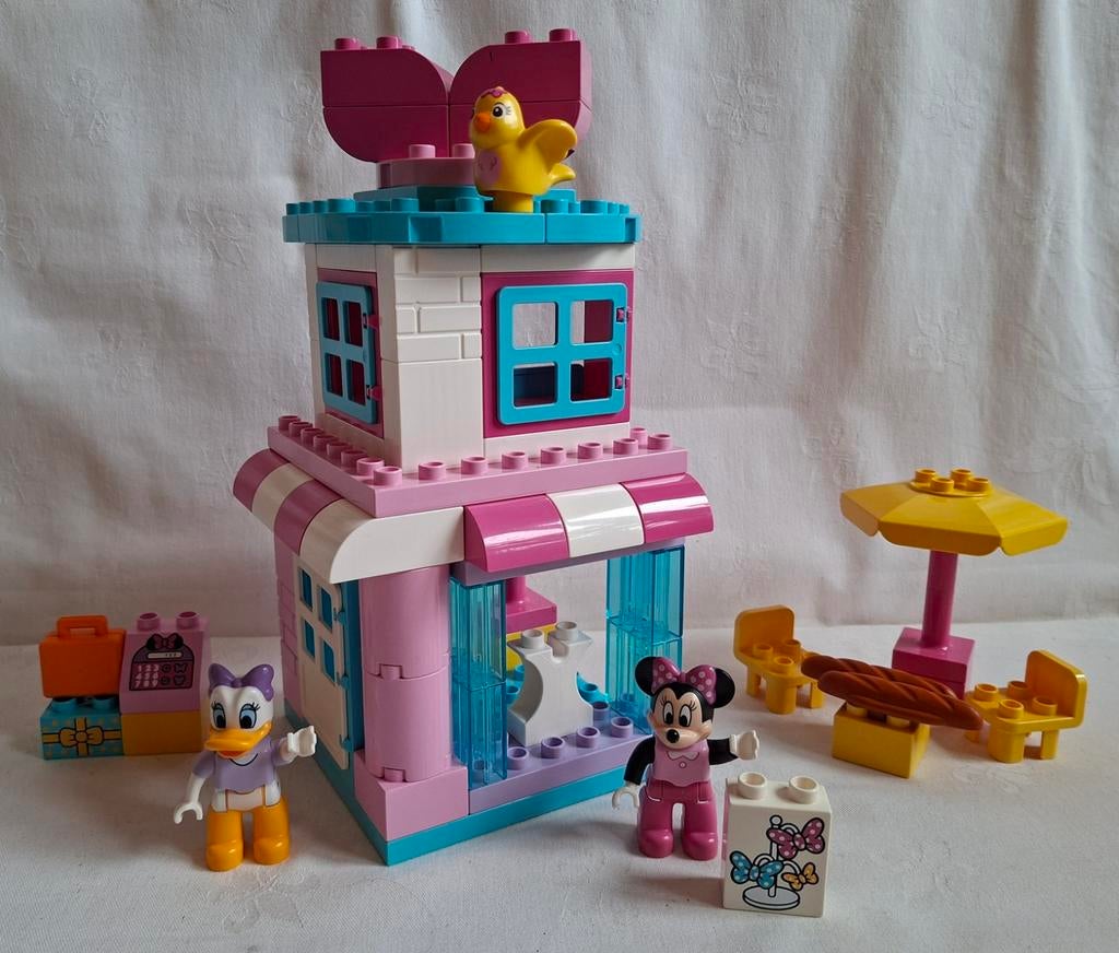 Duplo Disney Junior 10844 Minnie Mouse Bow-tique, Ophalen of Verzenden, Zo goed als nieuw, Duplo