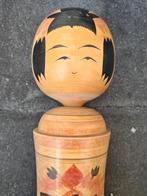 Mooie grote KOKESHI POP Japan hout handbeschilderd, Ophalen of Verzenden