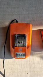 Fein acculader ALG50 met 18V Li-ion accu, Ophalen of Verzenden, Zo goed als nieuw