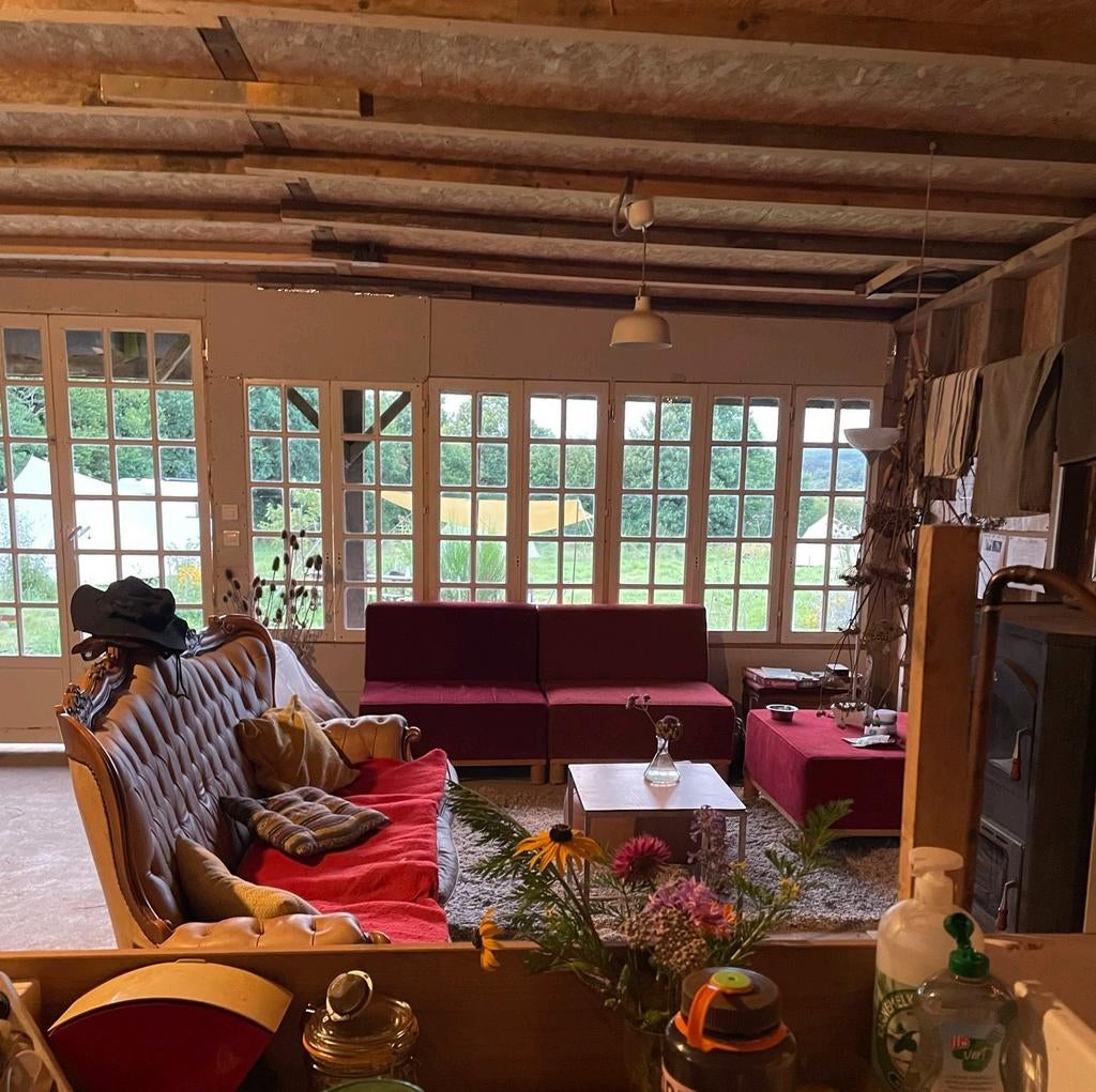 Kamperen in Bretagne Frankrijk bij natuur en strand, Open haard, In bergen of heuvels, Landelijk