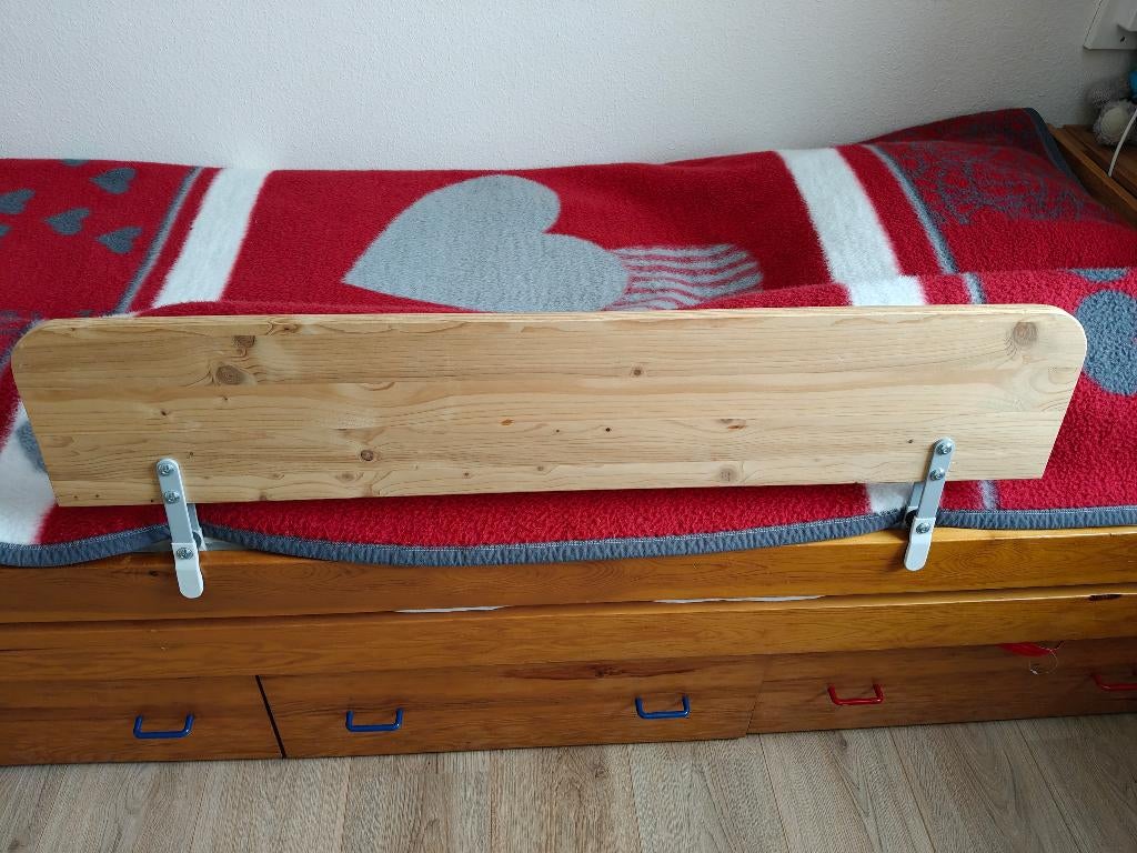 zijsteun kinderbed, Kinderen en Baby's, Kinderkamer | Bedden, Ophalen, Gebruikt, Minder dan 140 cm, Minder dan 70 cm