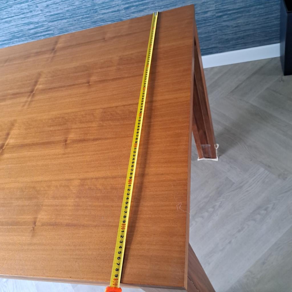 Kersenhouten eettafel 180x90 cm voor 4-6 personen, Gebruikt, Vijf personen of meer, 150 tot 200 cm, Kersenhout