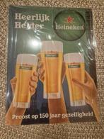 Uniek Heineken reclamebord 150 jaar - Nieuw 20x30 cm, Ophalen of Verzenden, Nieuw, Reclamebord