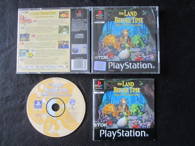 Land before time (platvoet) PS1 Playstation 1, Gebruikt, 1 speler, Ophalen of Verzenden, Vanaf 3 jaar