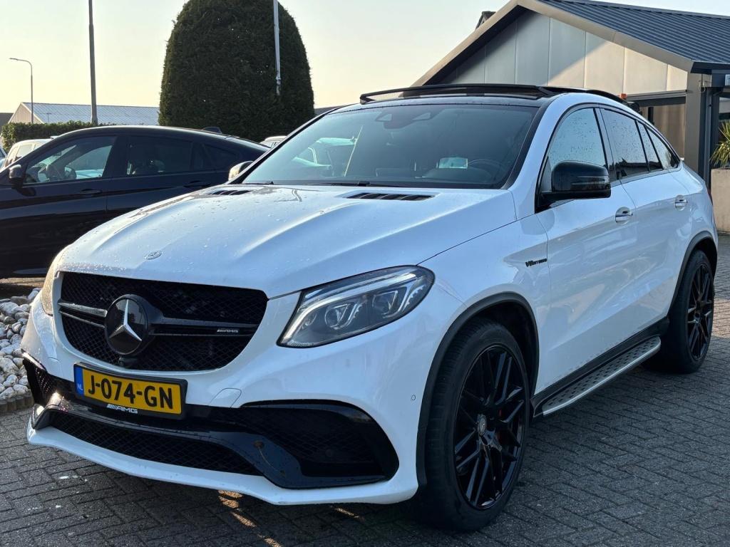 Mercedes-Benz GLE 63 AMG Coupé Wit Panorama 2016 22'' GLE63, Auto's, Mercedes-Benz, 5461 cc, Gebruikt, Wit, Bedrijf