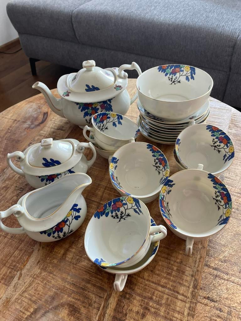 Theeservies van rond 1948, Antiek en Kunst, Ophalen