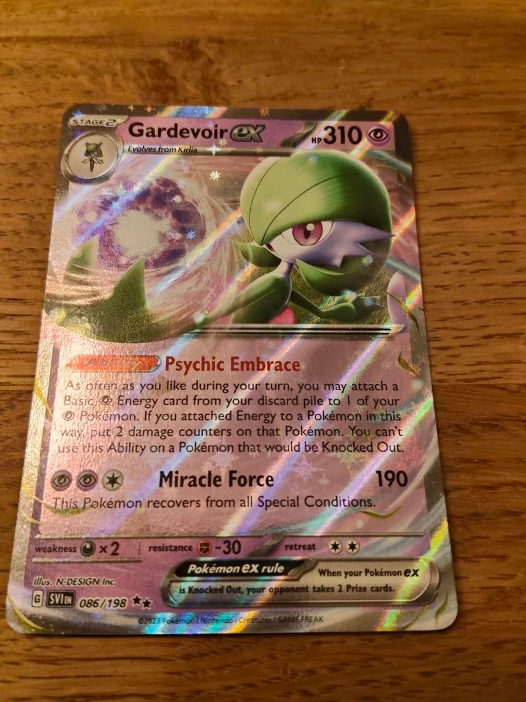 Gardevoir ex, Ophalen of Verzenden, Zo goed als nieuw, Losse kaart
