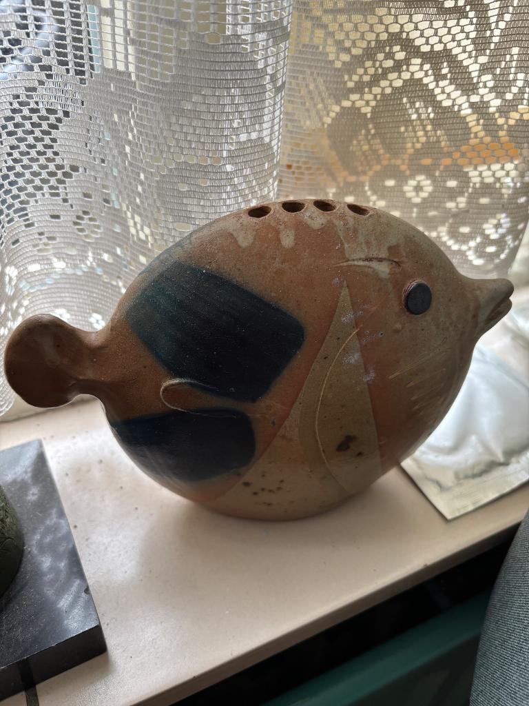 vintage Mexicaanse keramische vis, Antiek en Kunst, Antiek | Keramiek en Aardewerk, Ophalen