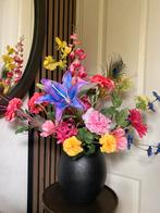 Zijden bloemen Compleet in Toetervaas Set Vrolijk, Ophalen of Verzenden, Nieuw