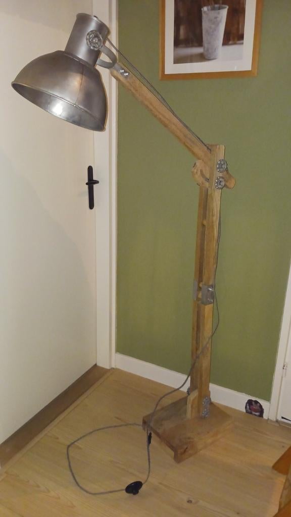 Mooie retro staande vloerlamp, Ophalen, Zo goed als nieuw, 150 tot 200 cm