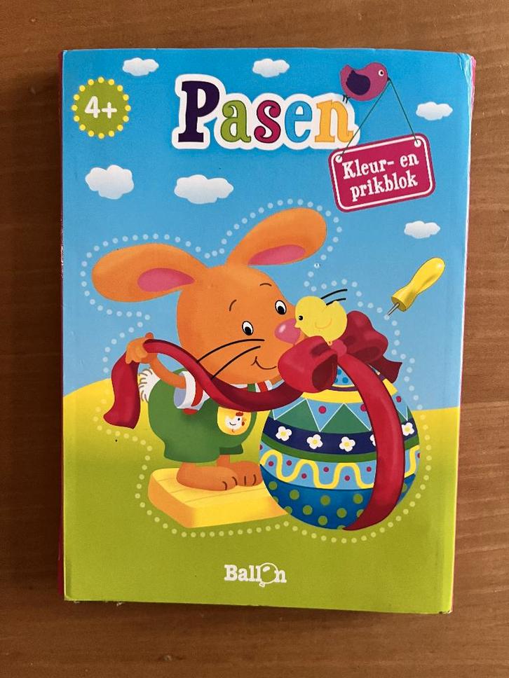 Kleur- en prikblok Pasen, Kinderen en Baby's, Speelgoed | Educatief en Creatief, Nieuw, Knutselen, Ophalen of Verzenden