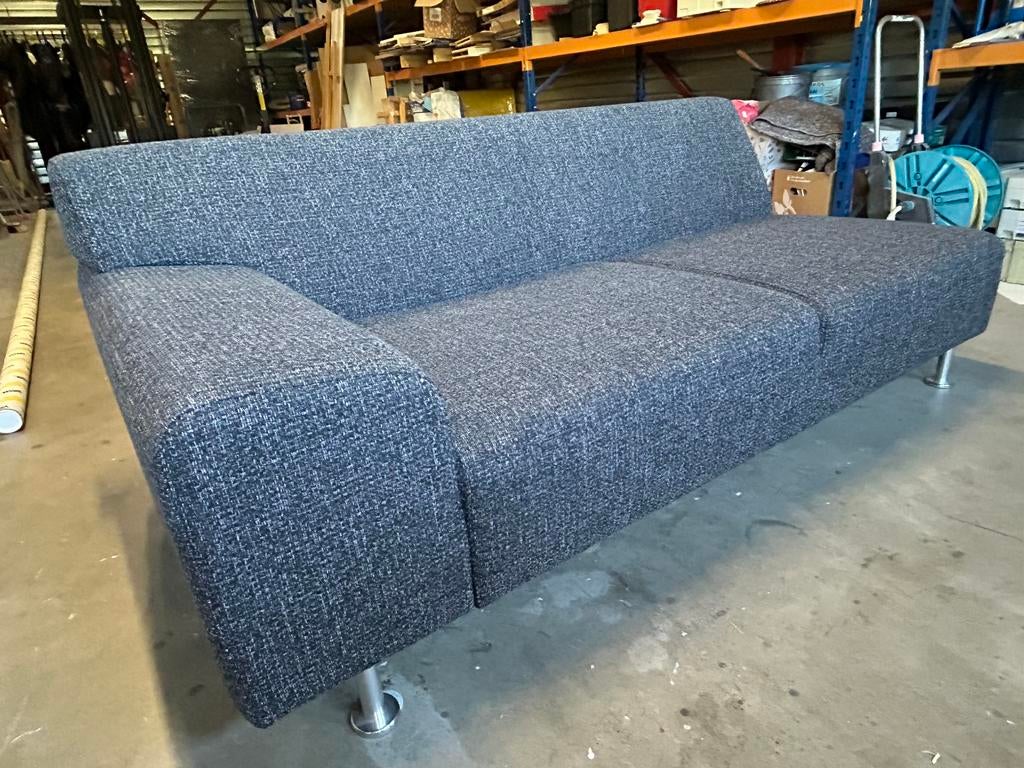 Antraciet hoekbank, Huis en Inrichting, Banken | Bankstellen, Ophalen, 150 tot 200 cm, Hoekbank, 75 tot 100 cm