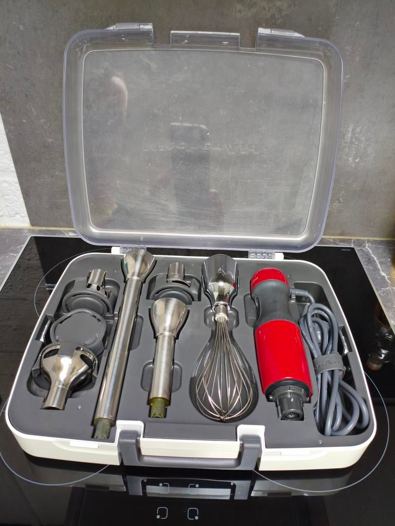 KitchenAid staafmixer met accessoires, Witgoed en Apparatuur, Keukenmixers, Minder dan 1 liter, 3 snelheden of meer, Ophalen of Verzenden