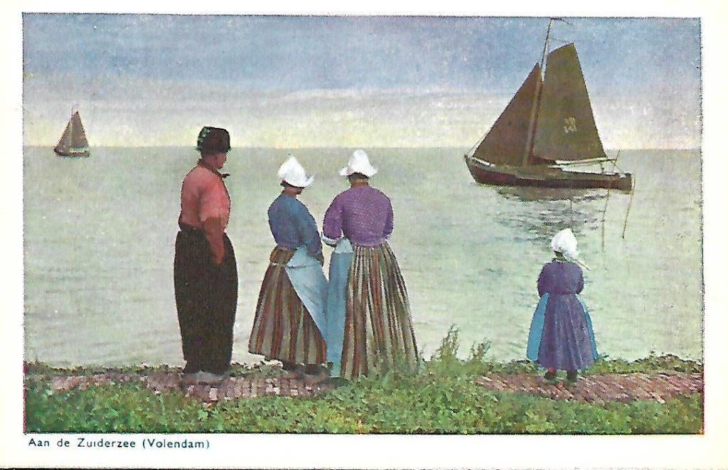 Volendam- -Aan de Zuiderzee., Verzenden, 1960 tot 1980, Ongelopen, Noord-Holland