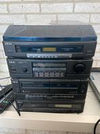 Akai Stereo Toren met Boxen - Hi-Fi MIDI Systeem AC-M45, Gebruikt, Cassettedeck, Akai, Losse componenten