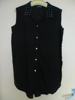 z.g.a.n. zwarte pieces blouse. Maat L, Zwart, Maat 42/44 (L), Ophalen of Verzenden, Zo goed als nieuw