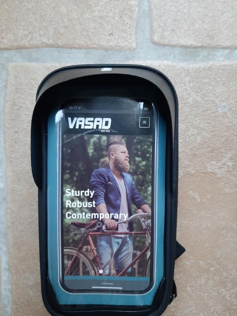 Nieuw VASAD all weather telefoontasje voor de fiets, Ophalen, Nieuw